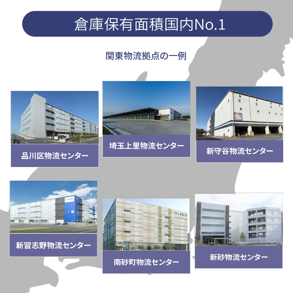 関東にあるShopify物流代行用フルフィルメントセンターの一例