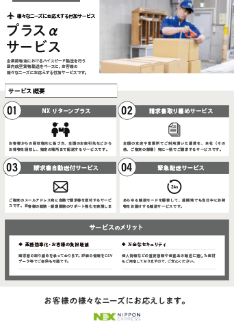 プラスαサービス