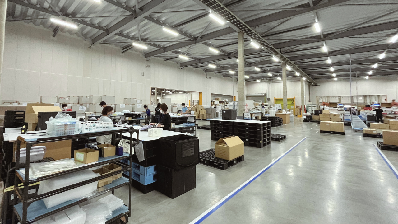 Returns processing at an apparel fulfillment warehouse: inspection and restocking/disposal of returned items