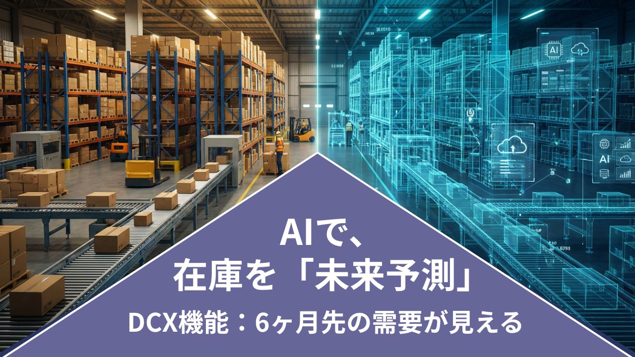 在庫管理データをAIで分析しEC事業を加速させる「DCX」の出荷予測サービス