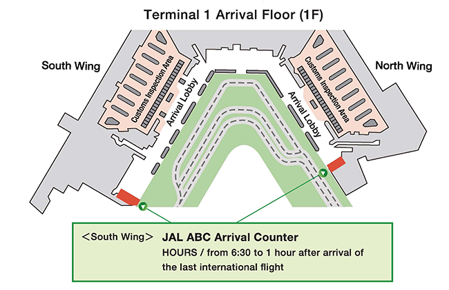 Terminal 1 Arrival Floor (1F)