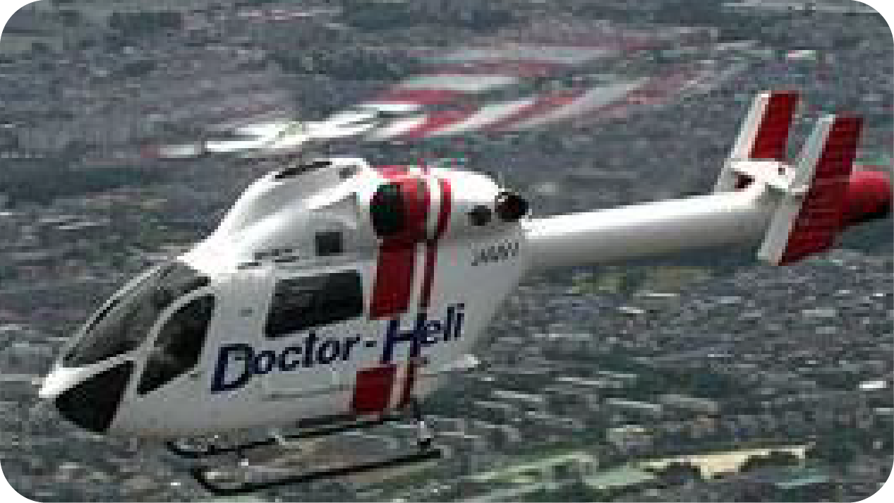 Emergency medical helicopter