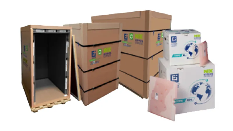 Environmentally friendly temperature-controlled containers