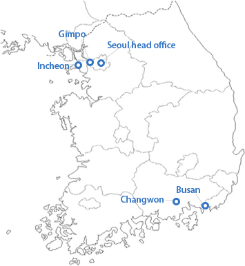 Map of Korea