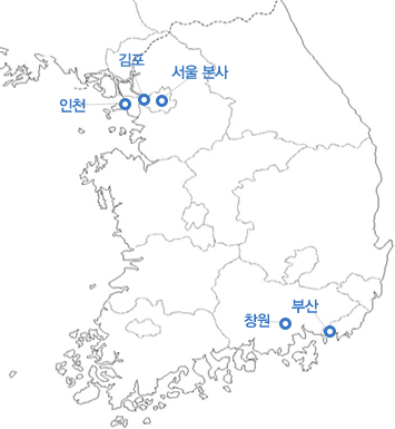 대한민국지도