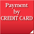 payment by CREDIT CARD