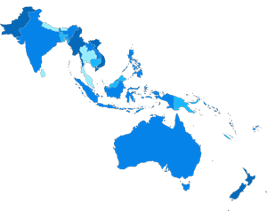 東南アジア・オセアニア地図