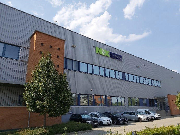 Exterior view of warehouse