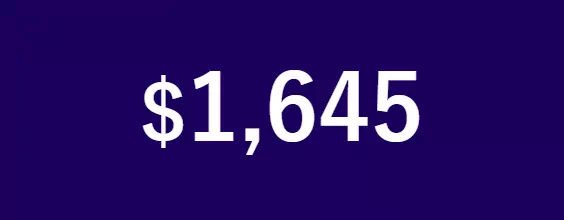 $1,645